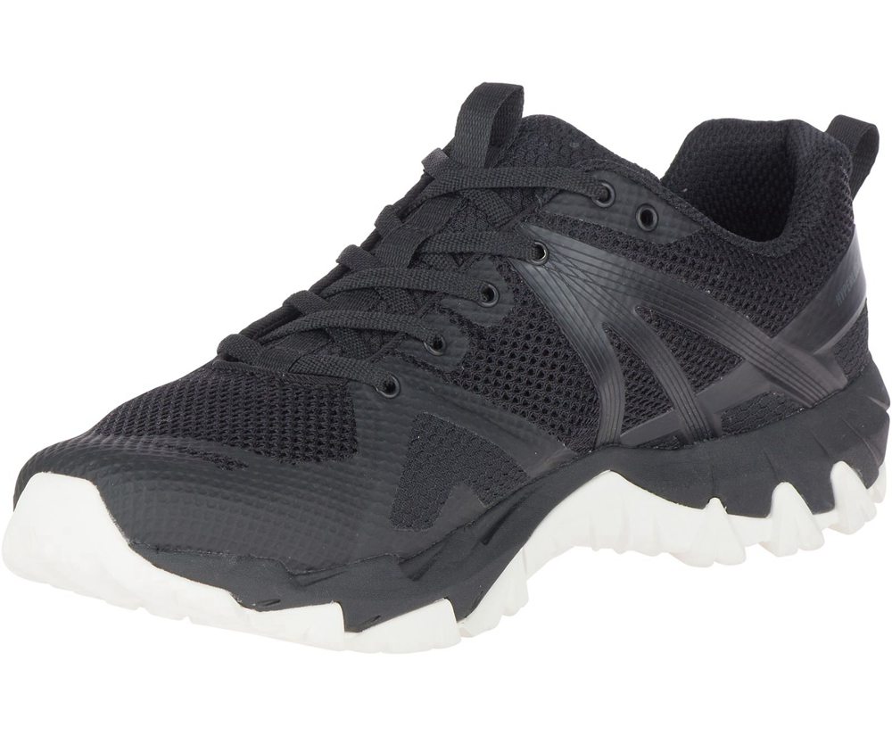 Merrell Hiking Shoes Black/White - MQM Flex - Mens 87VHBGQCM